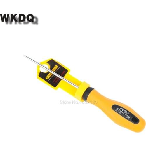 Slot Screwdriver Magnetic Chuck WKT 2.5*75 1Pc Din Rail Terminal Block Tool Wire Electrical Connector Mannal Tool Screw Driver