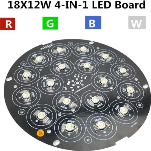 12W RGBW 4IN1 lamp beads, 18X12W LED PAR 4IN1 led lamp beads Professional stage light led light source