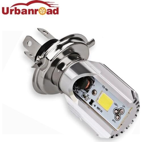 6W Hs1 Led H4 Motorcycle Moped Scooter Light Bulbs Motorbike Motorcycle H4 Led Headlight White Moto Accessories Light Bulb 12V