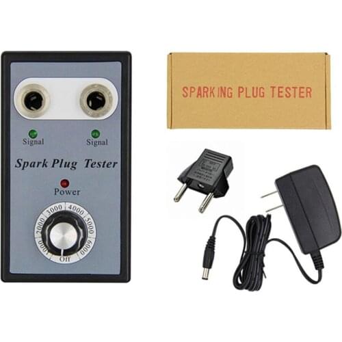Dual Hole Car Spark Plug Tester Ignition Plug Analyzer Diagnostic Tool Car Spark Plug Tester Detector Two Spark Plugs