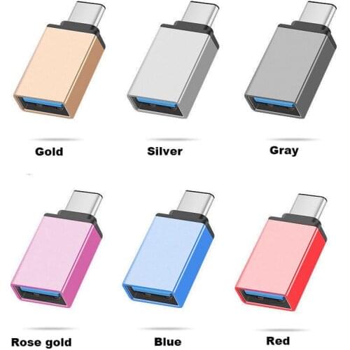 USB-C Type C 3.1 Male to USB 3.0 Type A Female Adapter Sync Data Hub OTG Small unique design portable Aluminum shell