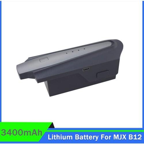 In Stock 7.6V 3400mAh B12 Lithium Battery For ANCOOL LOPOM 4000ft MJX B12 FPV 4K EIS Aerial Folding Quadcopter
