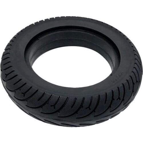 10X2.5 Black Solid Tire For Electric Scooter Folding E-Bike Widened Tyre Rubber Non-Inflation Electric Scooter Tire