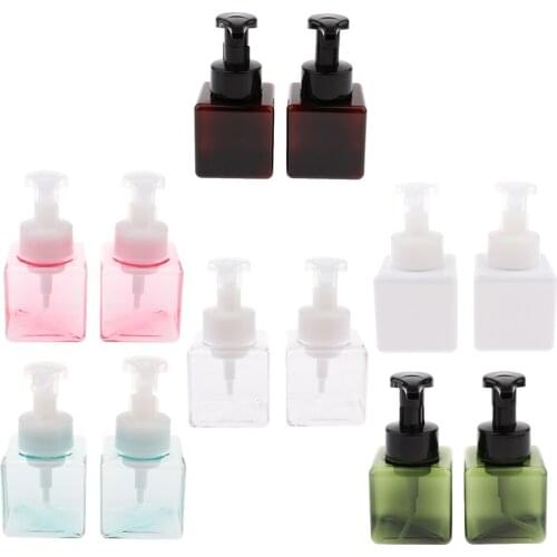 12pcs 250ML Empty Plastic Foaming Pump Bottles Jars, for Makeup Cosmetic Bath Shower Shampoo Hair-Conditioner Liquid Soap