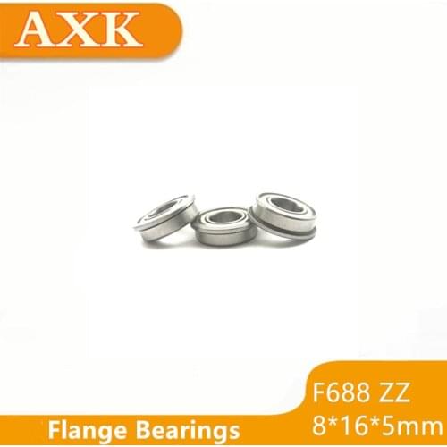 2021 Rushed New Arrival 10pcs.f688zz 3d Printer Deep Groove Ball Bearing Flange 688zz 8*16*5 Mm Metric Flanged