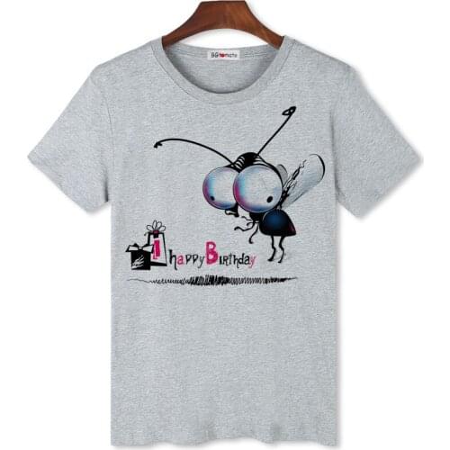 2021 happy animals flying t shirts mens cool cartoon fashion shirts original brand 100% good quality soft tops