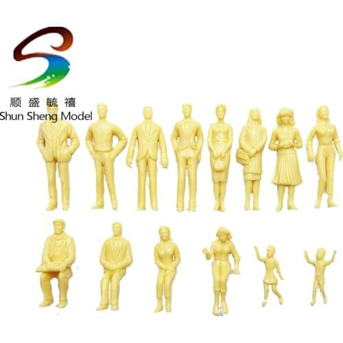 25 pcs Model Trains 1:25 UnPainted Figures LGB G