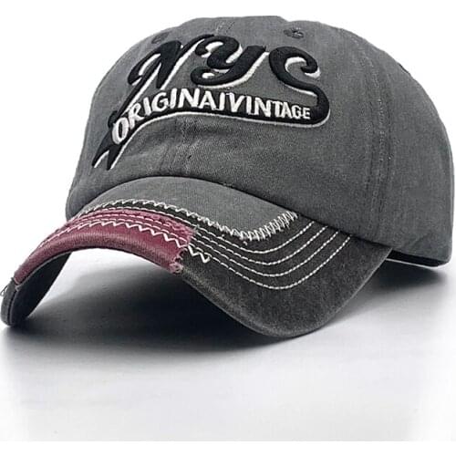 100% cotton Men Baseball Cap Fitted Cap Snapback Hat For Women Gorras Casual Casquette Embroidery Letter Retro Cap