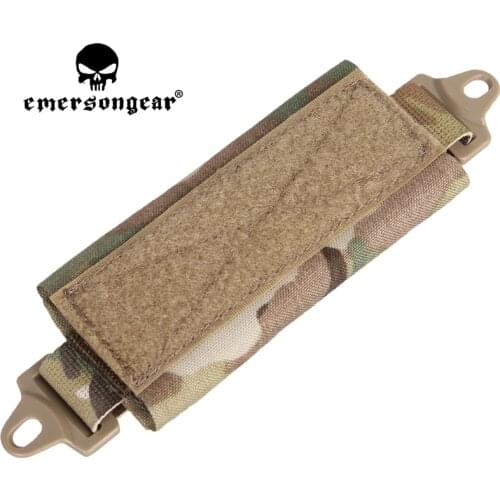 EMERSONGEAR Tactical Helmet Accessory Pouch Panel Mulicam Small Pack Bag Hunting Airsoft Paintball Militrary Waterproof Shoot