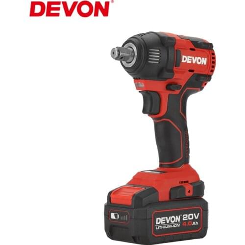 DEVON Cordless Impact Wrench 5733-PLUS 350Nm Brushless Motor Share 20V Lithium Battery Platform Power Tool