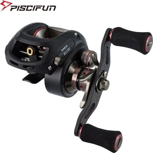 Piscifun SAEX ELITE Baitcasting Fishing Reel Right Left Hand 13BB 7.3:1 167g Super Light Bait Casting Fishing Reel