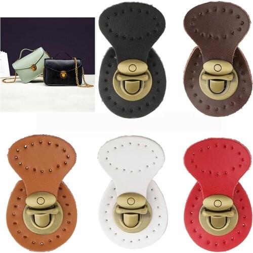Leather Bag Lock Fasteners Magnetic Button Snap Buckles for Shoulder Crossbody Bag Handbag Clasp Replacement Accessories KZ0253