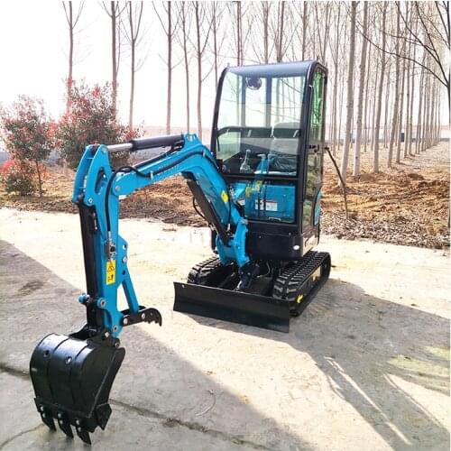 HT17 micro digger mini excavator with closed cabin