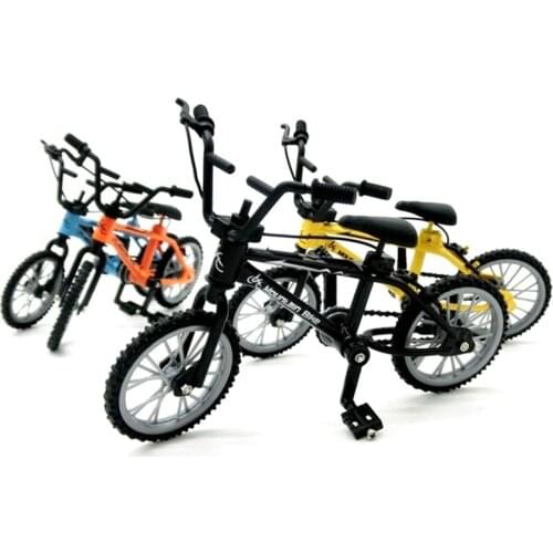 Mini Bicycle Model Finger Toys Simulation Bike Adult Children Collection Toy Car Ornament Racing Bicycle Pocket Souvenir Small