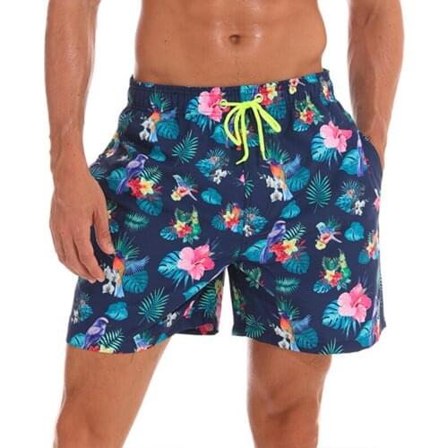 Mens Beach Shorts loose Quick Dry Bermudas Surf Swimwear Swim Shorts Summer Fashion Print Boardshorts Swimming trunks M-XXXL