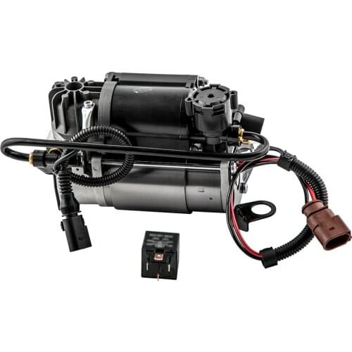 Air Suspension Compressor Pump + Plug for S6 Quattro (C6/4F2) Sedan 2006-2011 For Audi A6 2.7 TDi 2005 2006 2007 2008 2009 2011
