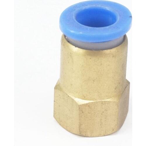 LOT 5 1/4" BSP Female to Fit Tube O/D 6mm Pneumatic Push In Connector Union Quick Release Air Fitting Plumbing