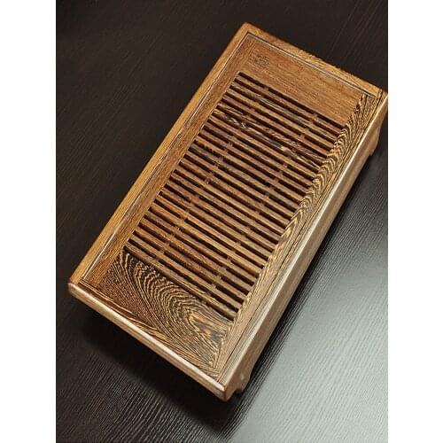 Tea Tray Tea Storage Trays Table Saucer Wooden Tea Sea Teaware Sets Big Small Wenge Solid Wood
