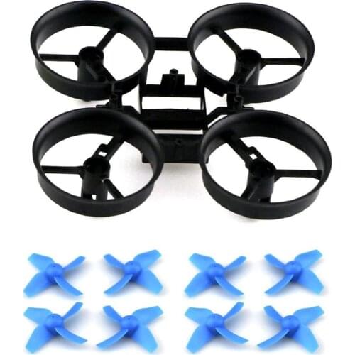 RC Drone Propellers Props with Frame for JJRC H36 Eachine E010 Blade Inductrix BLH8700 BLH8580 NH-010 Micro Drone Parts