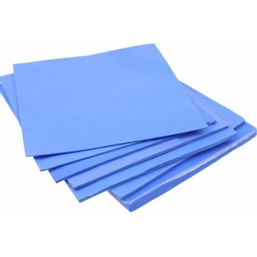 1pc 100mmx100mmx2mm GPU Northbridge IC LED Chipset Heatsink Cooling Conductive Silicone Thermal Pad,100x100x2mm with 3.2W/mK