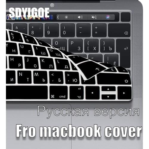Russia Laptops Silicone Keyboard Cover Protector For MacBook Pro 13/15/16"M1 A2338A2289A2159 For MacBook Air13" A2337A2179A1932