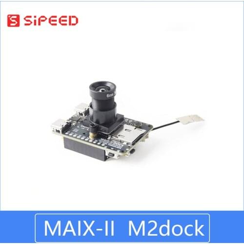 Sipeed MAIX-II Dock is an AIoT vision Board Driven by Allwinner V831, with wifi, 2 Million Pixel Camera, 1.3 Inch Screen