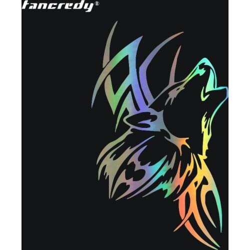 Tancredy Tattoo Wolf Car Motorcycle Body Stickers Car Styling Decoration Door Body Window Vinyl Stickers 8.9*15CM