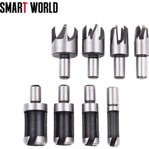 23 pcs/Set Reamer Woodworking Chamfer Drill Counterbore Hole Cutter Screw Hole Drill Tools Hexagonal Titanium Plated High-speed