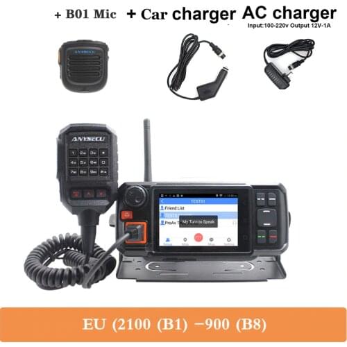 4G-W2plus N60Plus Android Network Radio Walkie Talkie Phone Zello PTT Bluetooth GPS SOS Function Touch Screen Wifi Car receiver