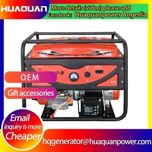 5kw gasoline air cooled 220v 50hz generator