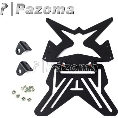 New Arrival Universal Motorcycle Moto License Number Plate Holder Hanger Tail Tidy Slide In Mounts Bracket for Suzuki Ducati BMW