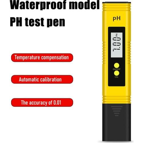 PH Meter 0.01 High Precision for Water Quality Tester with 0-14 Measurement Range Suitable Aquarium Swimming Pool PH Meter Tools