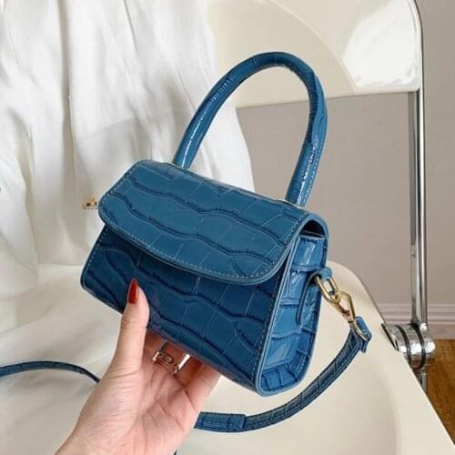 Quality Stone Pattern Leather Crossbody Bags For Women Designer Small Handbags Chain Shoulder Messenger Bag Mini Purses Hand Bag