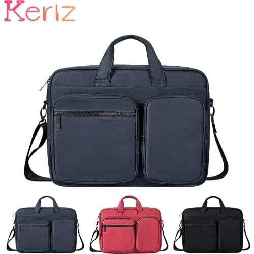 Multi-pocket Shoulder Strap Nylon Cloth Waterproof Laptop Bag for 13 14.1 15 15.6inch MacBook HP XIAOMI Laptop Tablet Bag