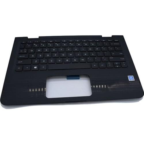 Laptop Palmrest With US Layout Keyboard Without Touchpad For HP 11-ab102TU