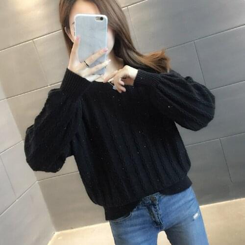 Pullovers Women Oversized Sweater Loose Knitted Woman Sweaters Autumn Winter Womens Jumper