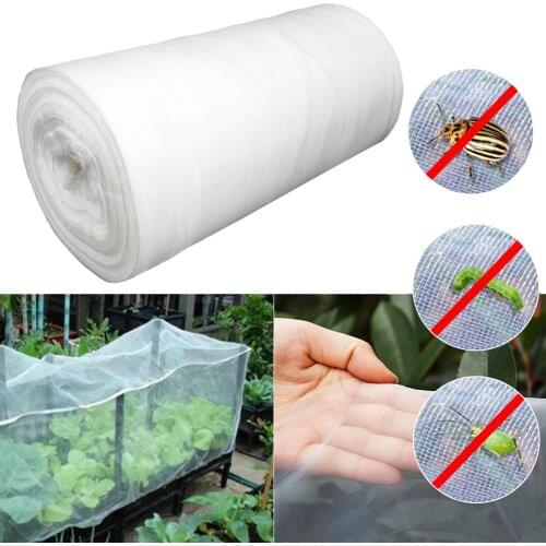 Anti Bug Insect Bird Mesh Net Barrier Garden Vegetable Flower Fruit Protection Crops can be watered through the grid of the net