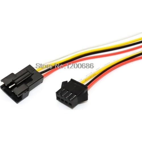SM 2.54mm 4P Female and Male Connector wire harness 20CM totally