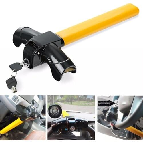 Universal T Shape Anti-Theft Car Auto Security Rotary Protection Steering Wheel Lock Alloy Heavy Duty antifurto auto