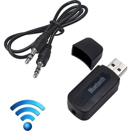 3.5mm Jack USB Bluetooth-compatible2.1 AUX Wireless Car Audio Receiver A2DP Music Receiver Adapter for Android/IOS Mobile Phone