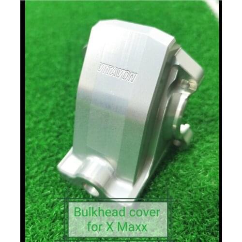 VITAVON CNC ALU7075 Bulkhead for Traxxas X-MAXX 1/5 SILVER