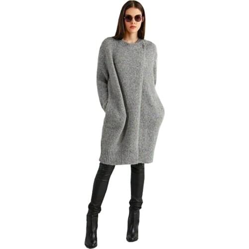 Womens 2021 Long Style Cardigan Sweater Large Size Casual Sweater Shawl Thick High Quality Elegant Women Cardigan Sweater