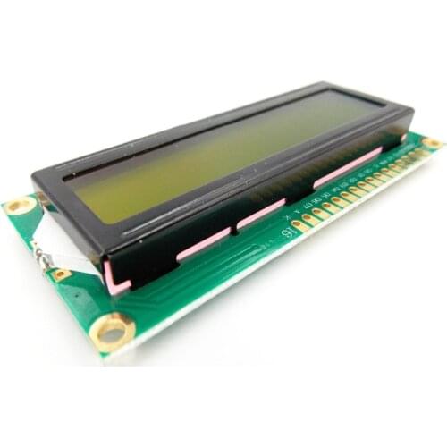 1pcs LCD1602 LCD 1602 yellow screen with backlight LCD display 1602A-5v 16x2 Characters HD44780 display