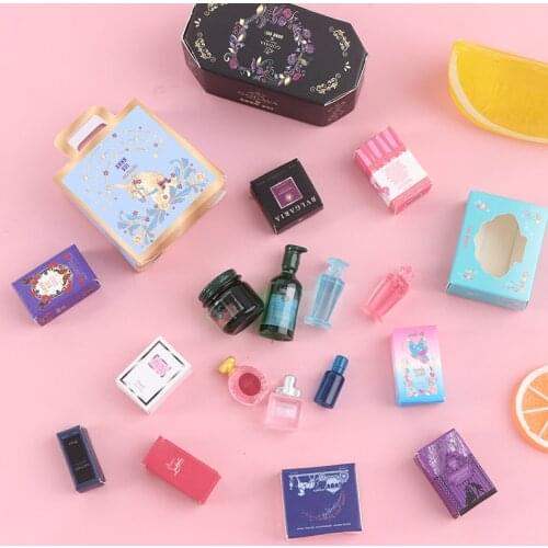 1set 1/12 Color Perfume Furniture House Miniature Furniture Model Mini Doll House Decoration