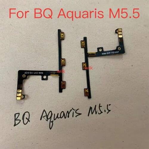 1pcs NEW For BQ Aquaris M5.5 BQM5.5 Power On Off Volume Up Down Switch Side Button Key Flex Cable Replacement Parts