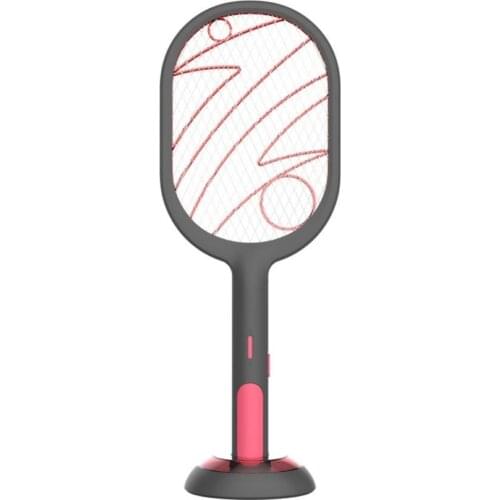 60% Hot Sale Rechargeable Electric Fly Mosquito Zapper Bug Insect Killer Lamp Swatter Racket Pest Control Garden Supplies