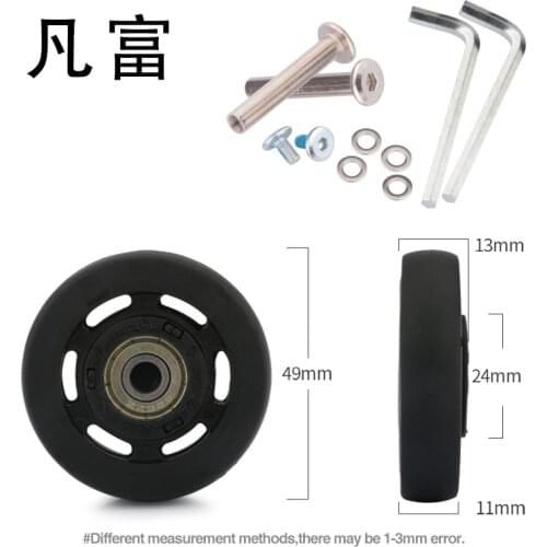 Luggage repair aircraft wheels accessories suitcase casters wheels wear-resistant silent factory direct model aircraft wheels