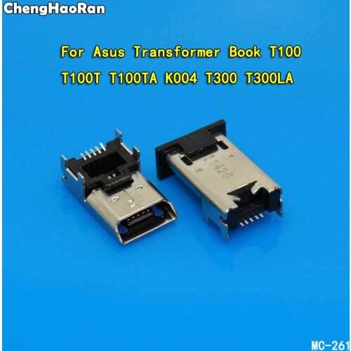 ChengHaoRan 2X Micro USB Connector Jack Port For Asus Transformer Book T100 T100T T100TA K004 T300 T300LA Charging Female Socket