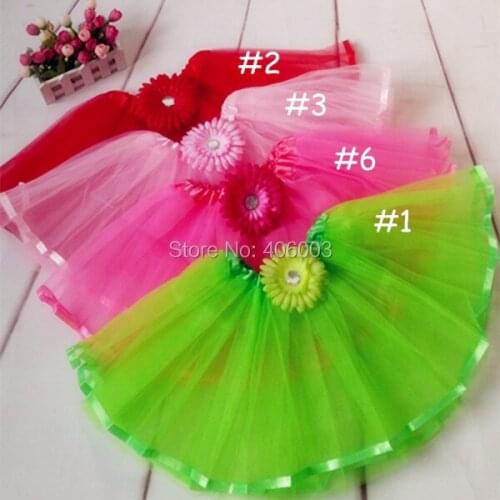 Kids summer ball gown petty skirts for kids petti tutu