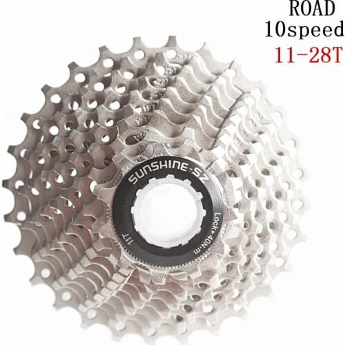 SUNSHINE-SZ Bicycle 10Speed 11- 28T Freewheel 10s Cassette Road Bike MTB Sprocket for parts 5600 5700 105 K7 rival